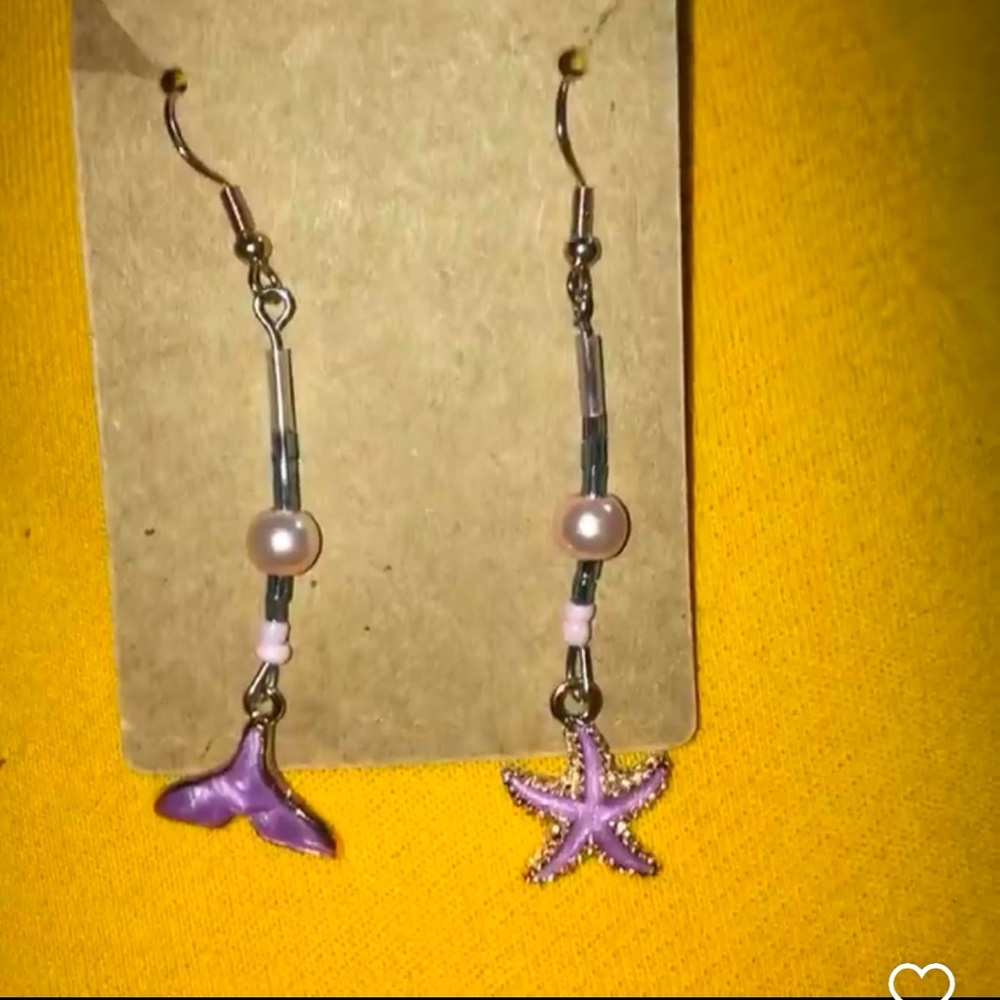 “Sitting By The Sea”- Handmade Earrings